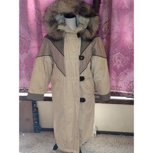 Vintage Winter Club D’Hiver Cyclone Down Long Winter Puffer Jacket Womens Size 4